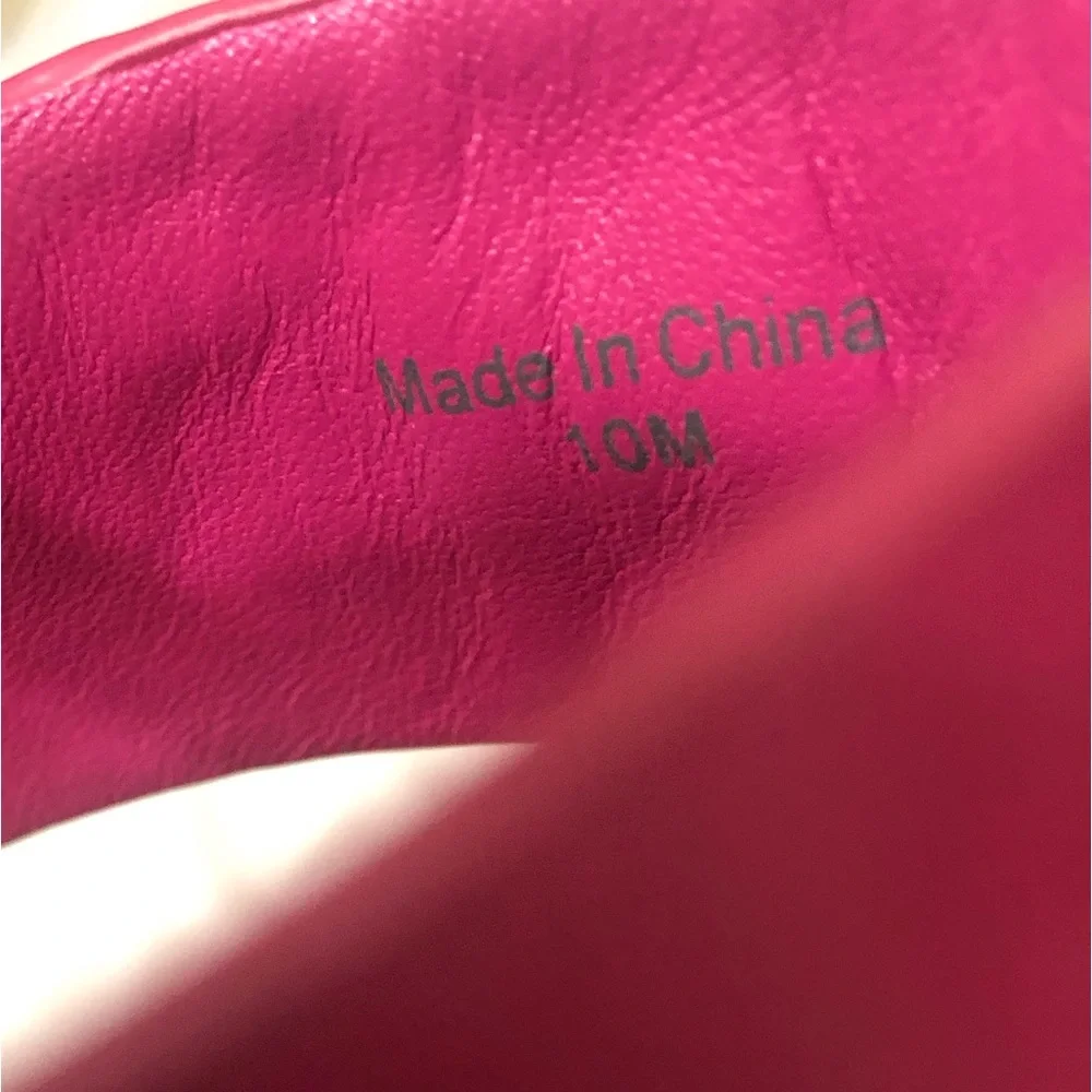 KATE SPADE Pink Leather Thong Flat Sandals